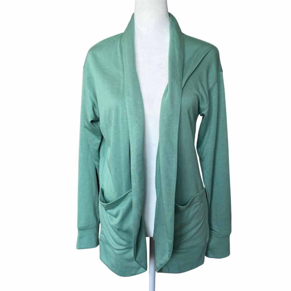 J.Crew Light Green Knit Wrap Cardigan Sweater Size S